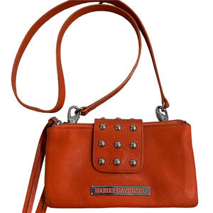 orange harley davidson purses